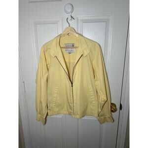 Vintage Sunshine Yellow London Fog Mainecoat Windbreaker